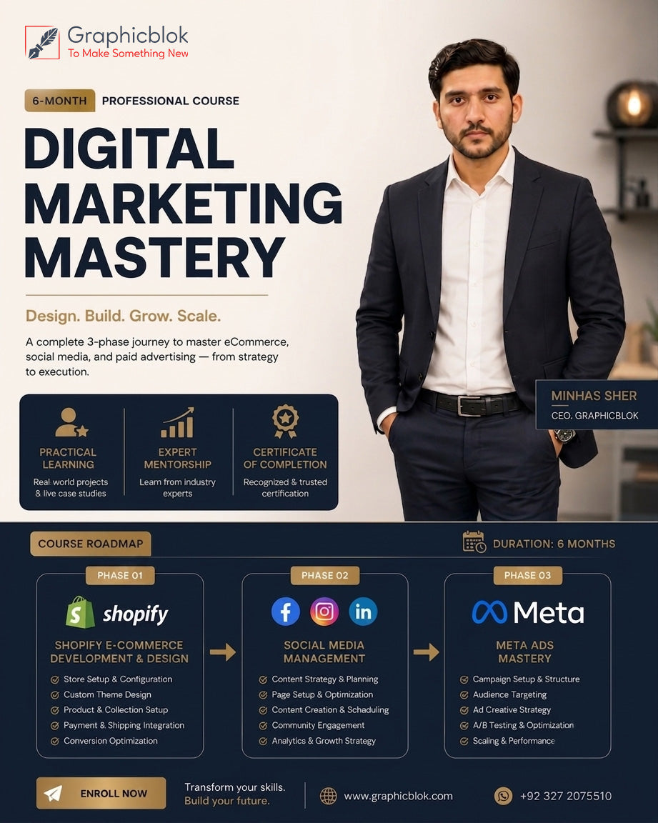Graphicblok Launches Its 6-Month Digital Marketing Mastery Program